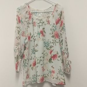Dressbarn Westport Spring Floral Top XL